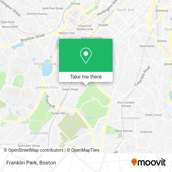 Franklin Park map