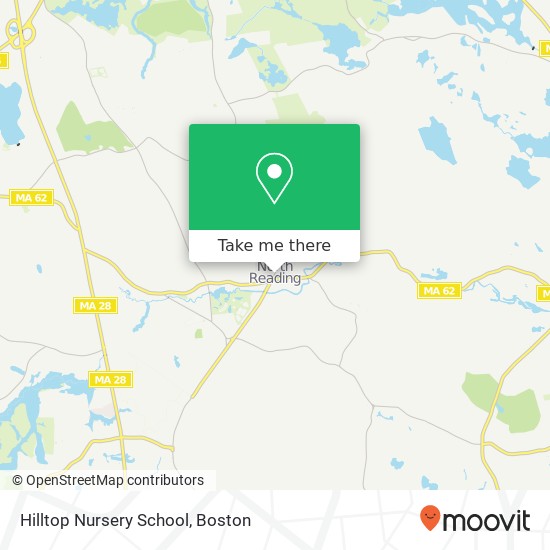 Hilltop Nursery School map