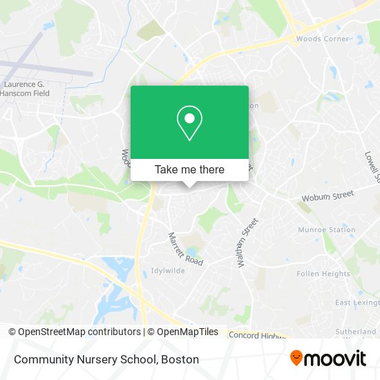 Community Nursery School map