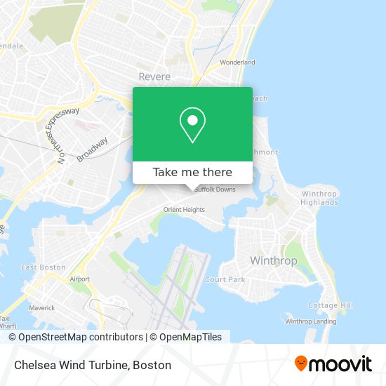 Chelsea Wind Turbine map