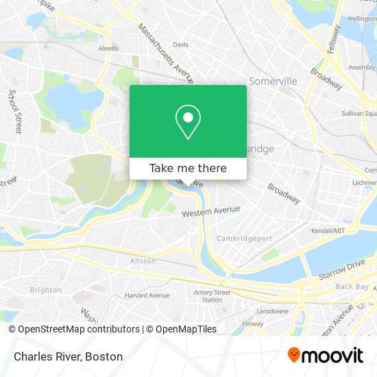 Mapa de Charles River