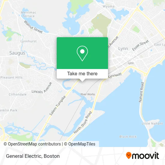 General Electric map