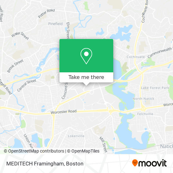 Mapa de MEDITECH Framingham