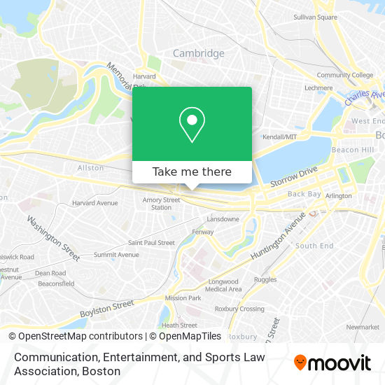 Communication, Entertainment, and Sports Law Association map