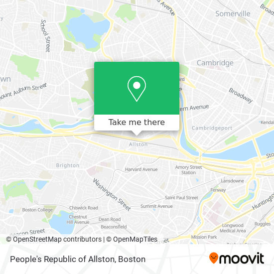 People's Republic of Allston map