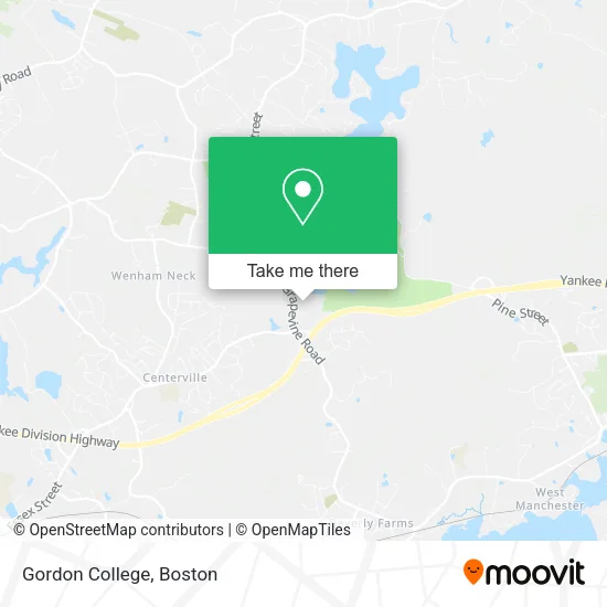 Gordon College map