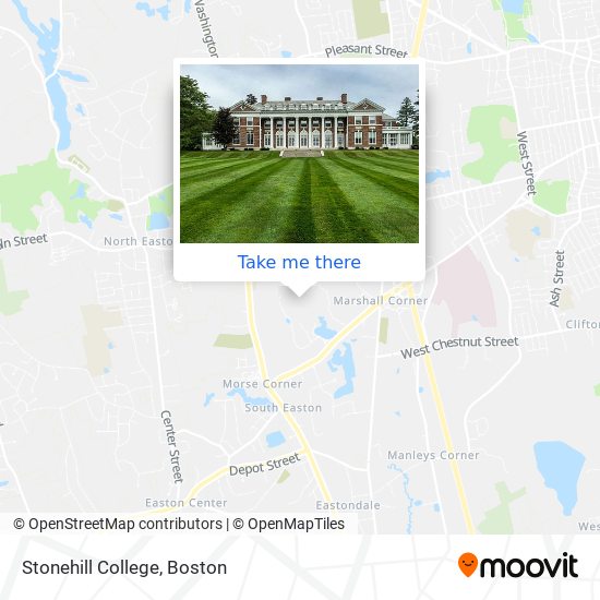 Stonehill College map