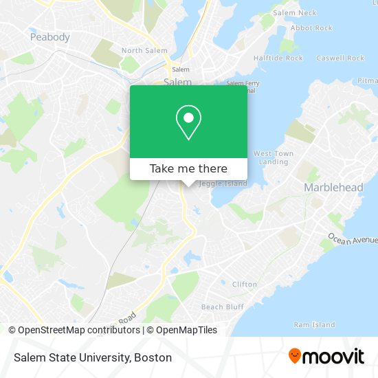 Mapa de Salem State University