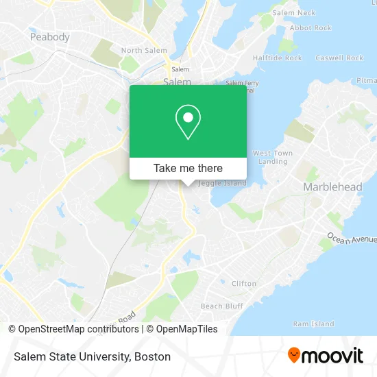 Salem State University map