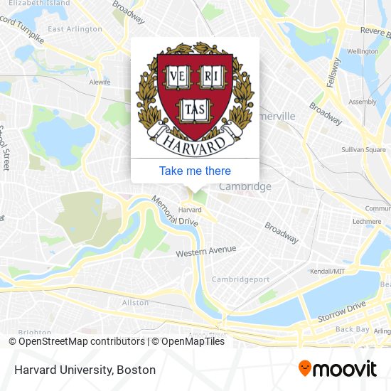 Mapa de Harvard University