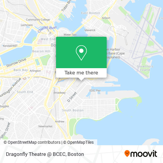 Mapa de Dragonfly Theatre @ BCEC