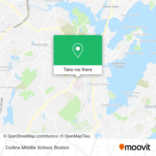 Collins Middle School map