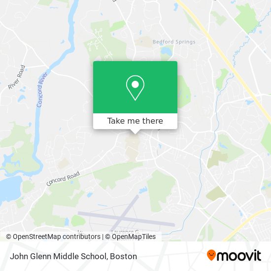John Glenn Middle School map