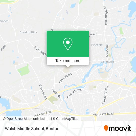 How To Get To Walsh Middle School In Framingham By Bus Or Train