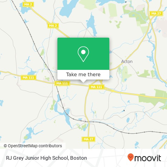 RJ Grey Junior High School map