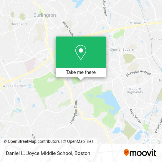 Daniel L. Joyce Middle School map