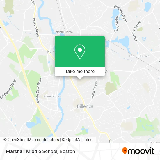 Marshall Middle School map