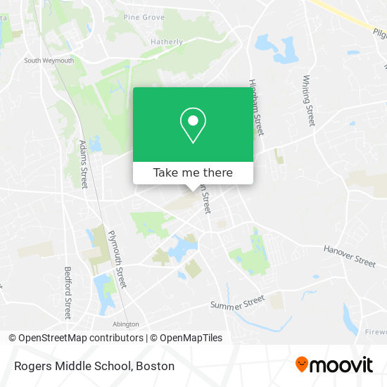 Mapa de Rogers Middle School