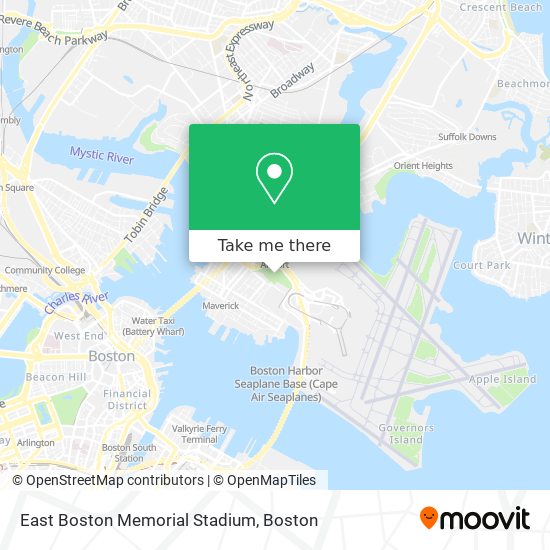 Mapa de East Boston Memorial Stadium