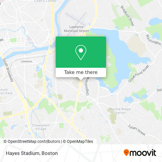 Mapa de Hayes Stadium