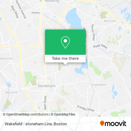 Wakefield - stoneham Line map