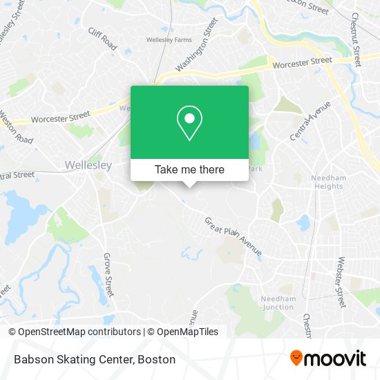 Mapa de Babson Skating Center