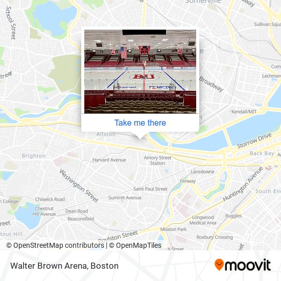 Mapa de Walter Brown Arena