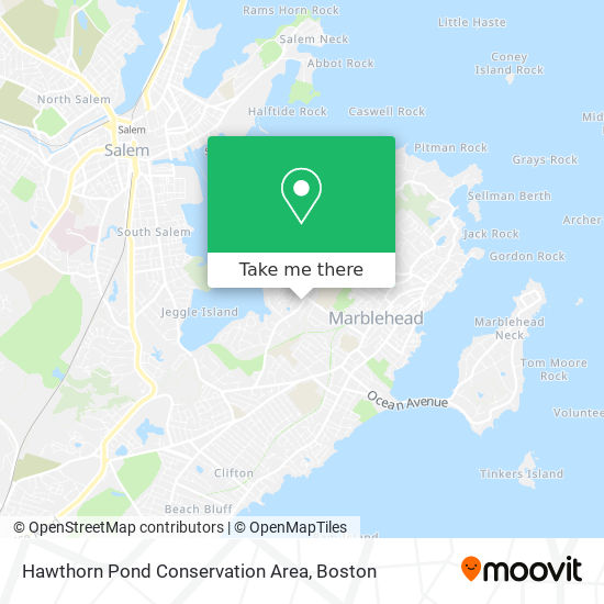 Mapa de Hawthorn Pond Conservation Area