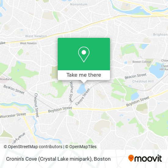 Mapa de Cronin's Cove (Crystal Lake minipark)