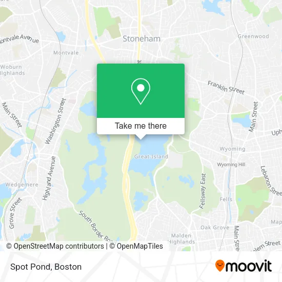 Spot Pond map