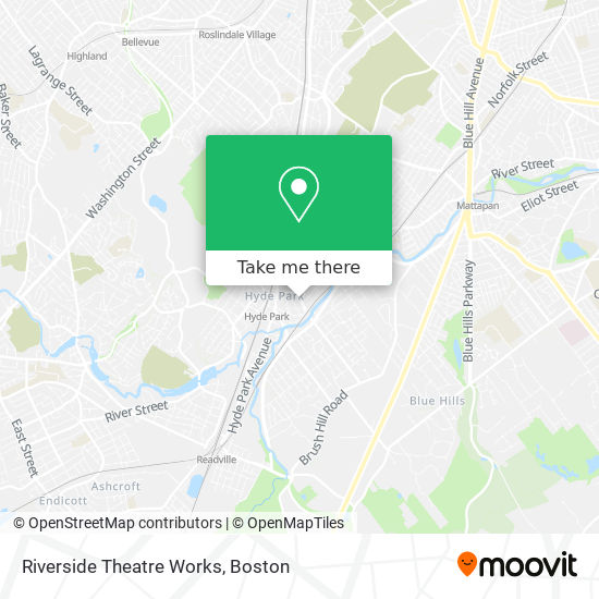 Mapa de Riverside Theatre Works
