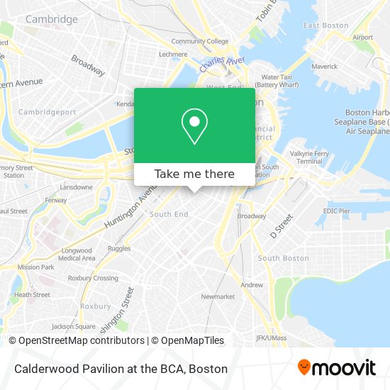 Calderwood Pavilion at the BCA map