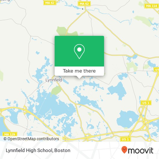 Mapa de Lynnfield High School