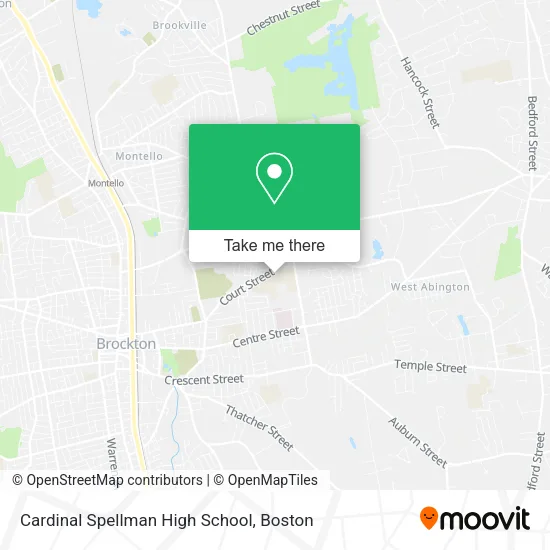 Mapa de Cardinal Spellman High School
