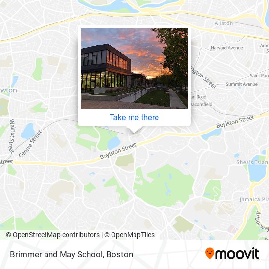Mapa de Brimmer and May School