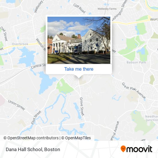 Dana Hall School map