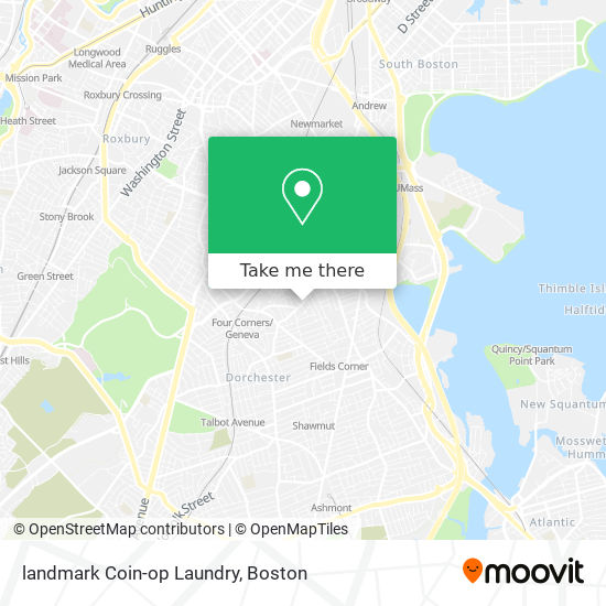 Mapa de landmark Coin-op Laundry
