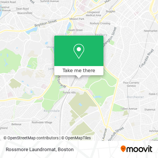 Mapa de Rossmore Laundromat