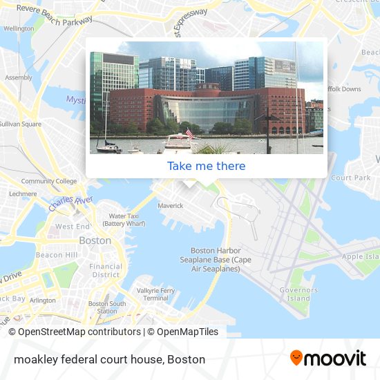 Mapa de moakley federal court house