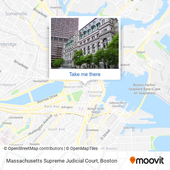 Massachusetts Supreme Judicial Court map