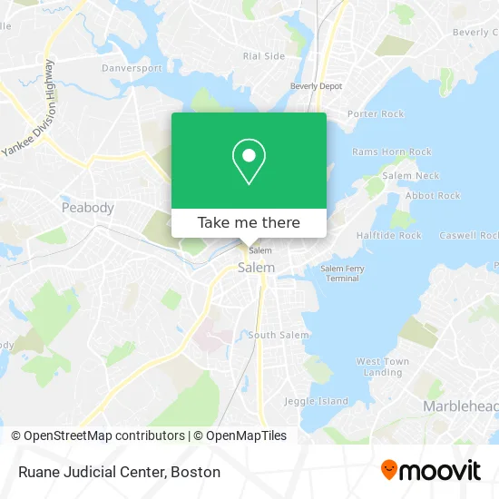 Ruane Judicial Center map