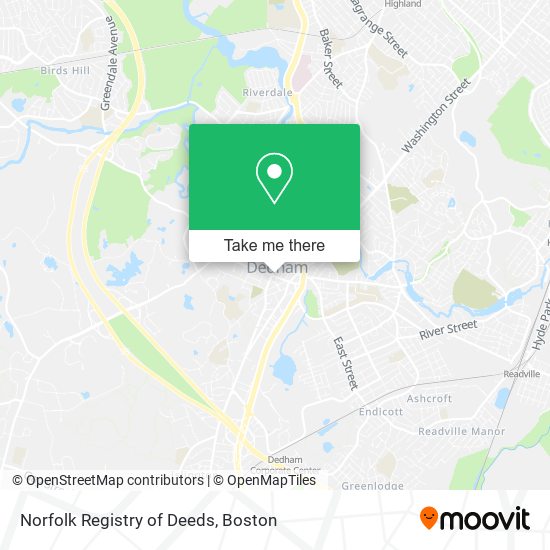 Mapa de Norfolk Registry of Deeds