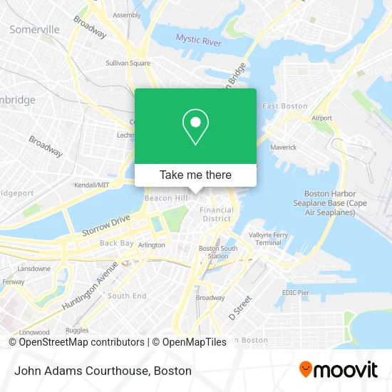 Mapa de John Adams Courthouse
