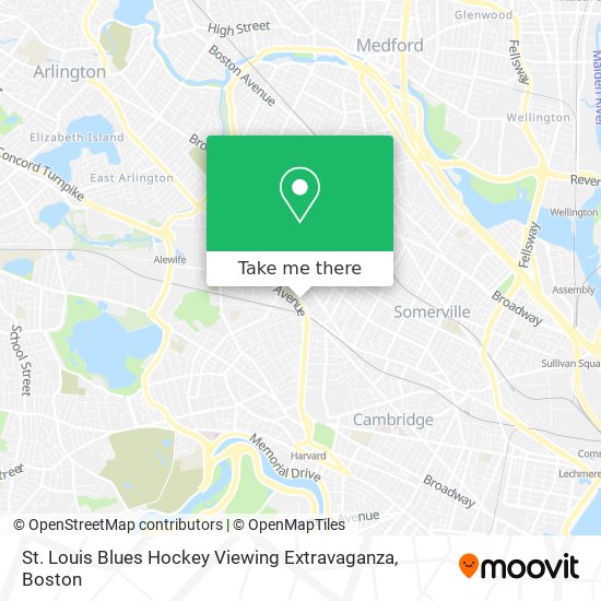 Mapa de St. Louis Blues Hockey Viewing Extravaganza