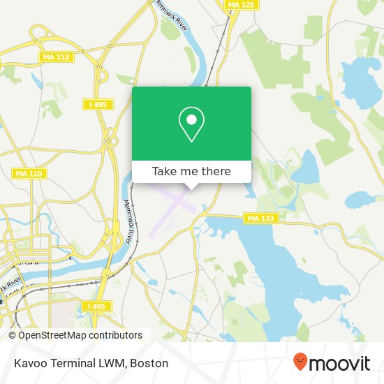 Mapa de Kavoo Terminal LWM