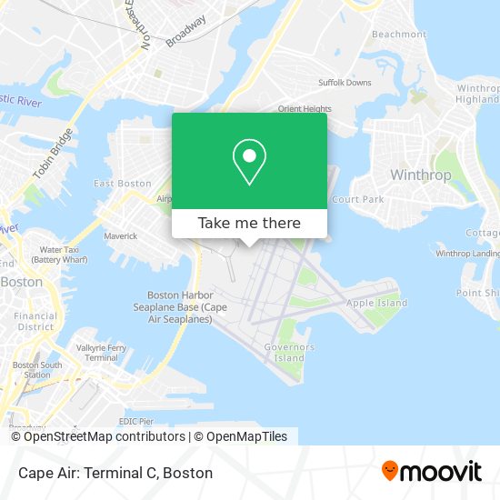 Cape Air: Terminal C map