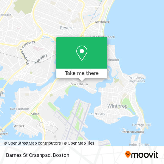 Barnes St Crashpad map