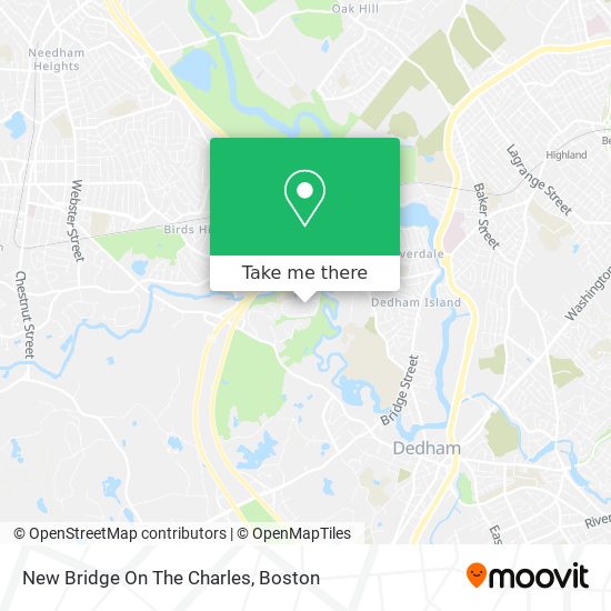 New Bridge On The Charles map