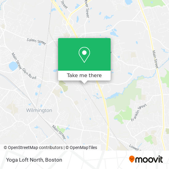 Mapa de Yoga Loft North