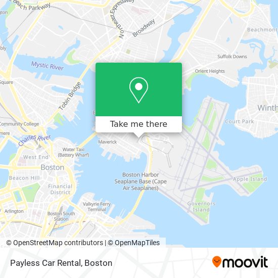 Mapa de Payless Car Rental